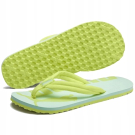 Chaussons femme Puma Epic Flip V2 citron vert-menthe 360248 39 multicolore 4