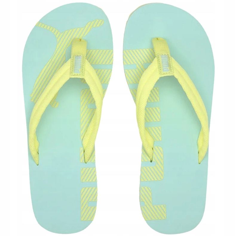Chaussons femme Puma Epic Flip V2 citron vert-menthe 360248 39 multicolore 2