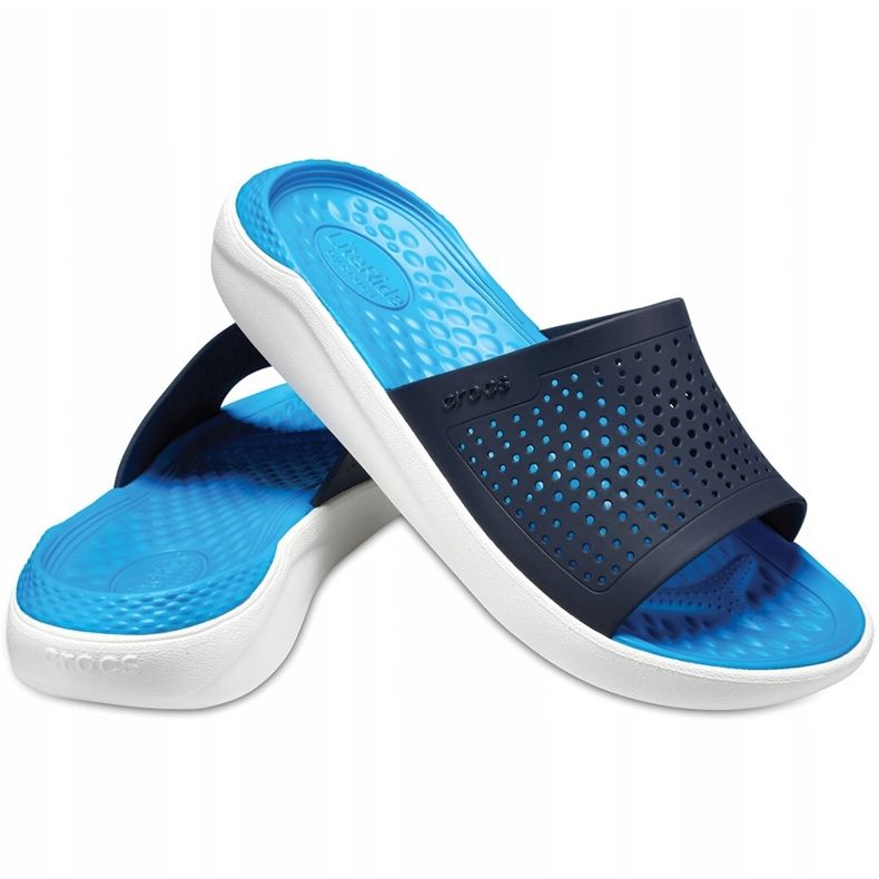 Crocs Literide Slide bleu marine-blanc 205 183 462 1