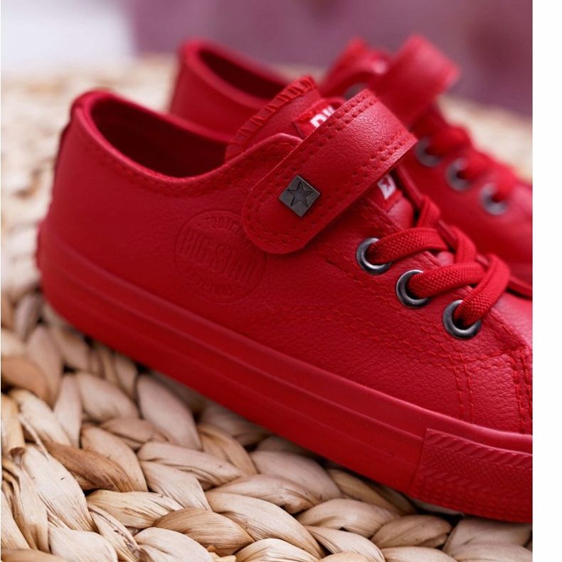 Baskets en cuir pour enfants Big Star EE374036 Rouge 2 Baskets en cuir pour enfants Big Star EE374036 Rouge 2