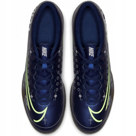 Chaussure de football Nike Mercurial Vapor 13 Club Mds Ic CJ1301 401 bleu marine bleu marine 1