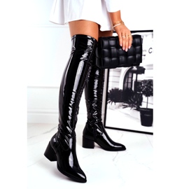SEA Bottines latex femme Noir So close le noir 2