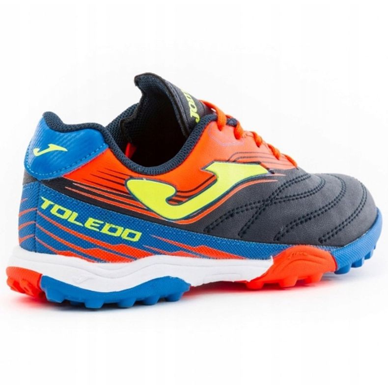 Chaussures de football Joma Toledo Tf Jr TOJW.2003.TF bleu marine, orange, bleu bleu marine 2