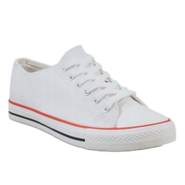 Baskets blanches classiques pour hommes X-215 1