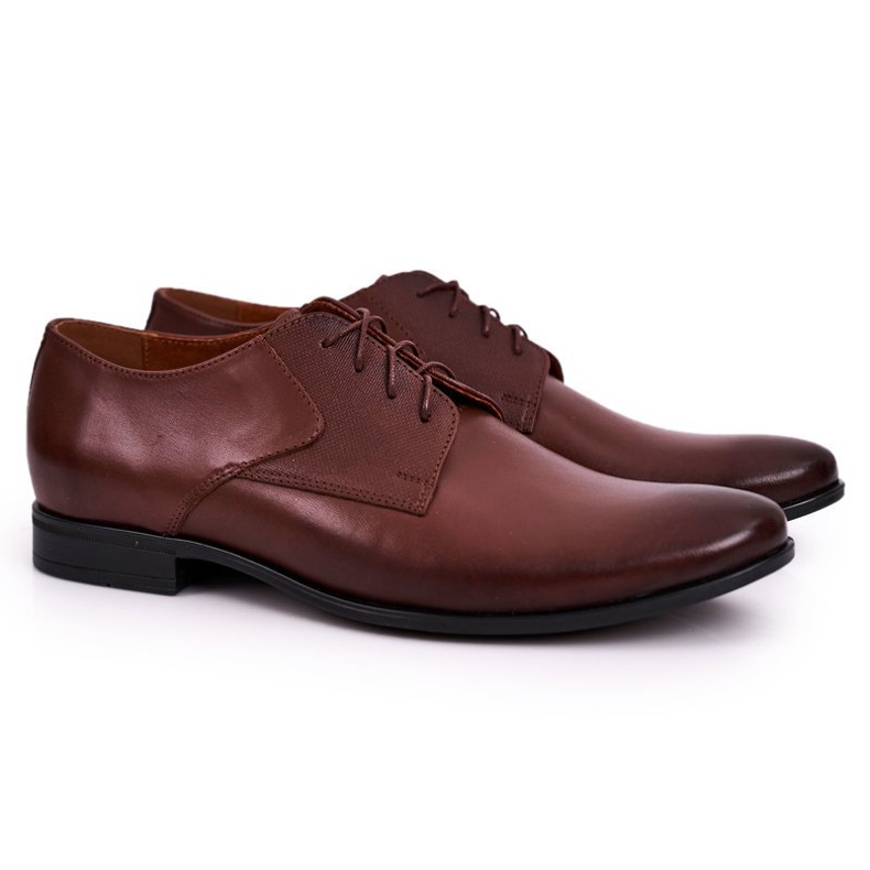 Bednarek Polish Shoes Chaussures cuir homme Bednarek Marron brun 2