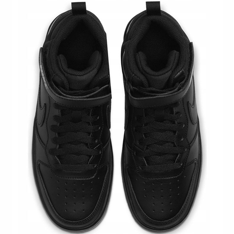 Nike Court Borough Mid 2 chaussures pour enfants noir CD7782 001 le noir 1 Nike Court Borough Mid 2 chaussures pour enfants noir CD7782 001 le noir 1