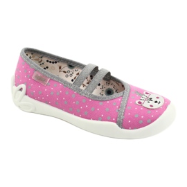 Chaussures enfant Befado 116X284 rose gris 1