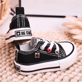 Baskets basses classiques pour enfants Big Star HH374194 Noir 1