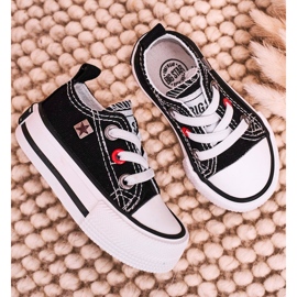 Baskets basses classiques pour enfants Big Star HH374194 Noir le noir 2