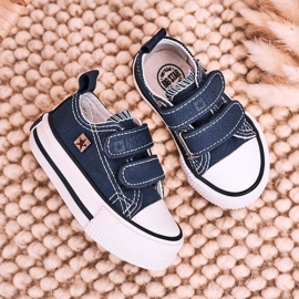 Baskets Basses Enfant Avec Velcro Big Star HH374201 Bleu Marine 2 Baskets Basses Enfant Avec Velcro Big Star HH374201 Bleu Marine 2