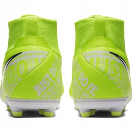 Nike Phantom Vsn Academy Df FG / MG Junior AO3287 717 chaussures de football jaune jaune 4