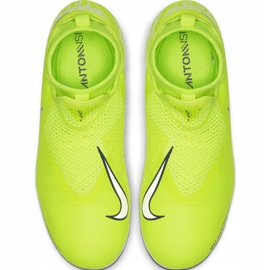 Nike Phantom Vsn Academy Df FG / MG Junior AO3287 717 chaussures de football jaune jaune 1