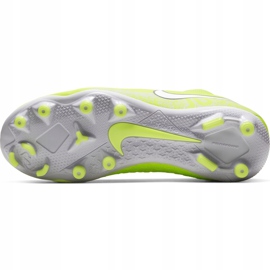 Nike Phantom Vsn Academy Df FG / MG Junior AO3287 717 chaussures de football jaune jaune 6