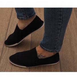 Baskets à enfiler en lycra D16M noires le noir 2