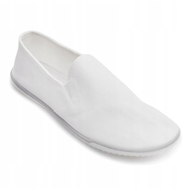Baskets à enfiler en Lycra BL181-2 blanches 4