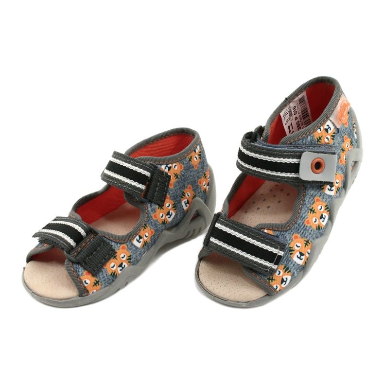 Chaussures enfant Befado jaune 350P016 orange gris 3 Chaussures enfant Befado jaune 350P016 orange gris 3