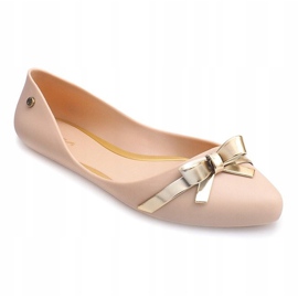 Ballerines Meliski Avec Noeud PT72 Beige blanche 1