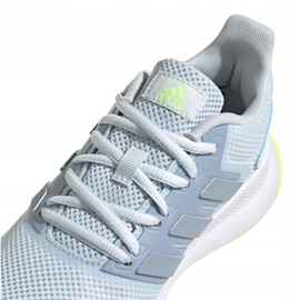 Chaussure femme Adidas Runfalcon FW5144 bleu vert 2