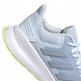 Chaussure femme Adidas Runfalcon FW5144 bleu vert 4