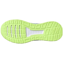 Chaussure femme Adidas Runfalcon FW5144 bleu vert 5