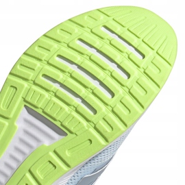 Chaussure femme Adidas Runfalcon FW5144 bleu vert 6