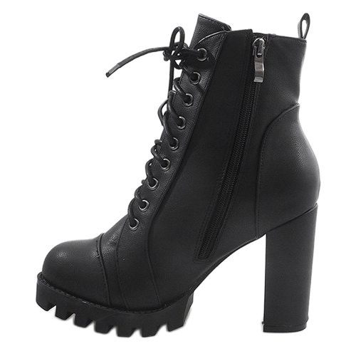 Bottines Cravates Workery 9102-1 Noir le noir 2