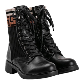Bottes de travail femme noires 7507-PA 1