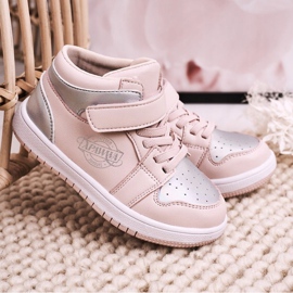 Apawwa Chaussures Sport Enfant Rose Argent Madison 2