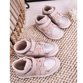 Apawwa Chaussures Sport Enfant Rose Argent Madison 1