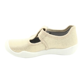 Befado chaussures pour enfants blanka or 115X003 doré 2
