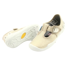 Befado chaussures pour enfants blanka or 115X003 doré 4