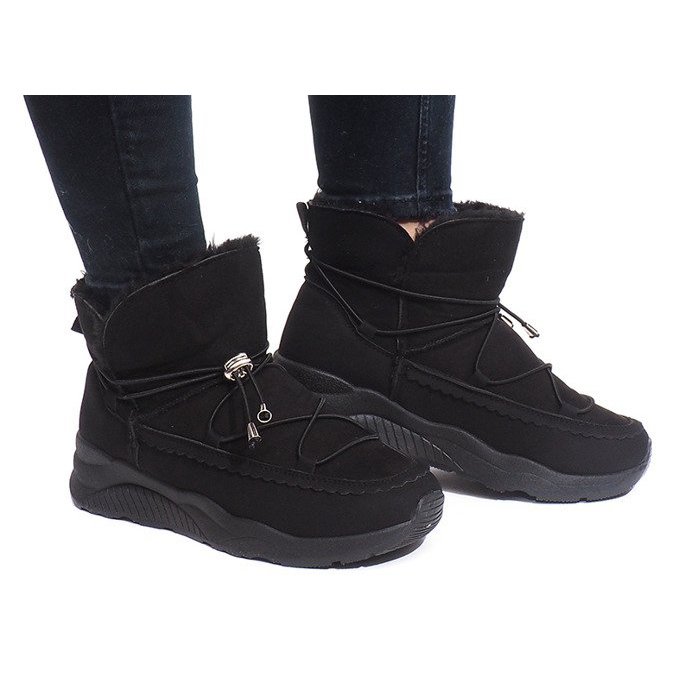 Bottes bien isolées K-107 Black blanc 1