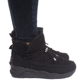Bottes bien isolées K-107 Black blanc 2