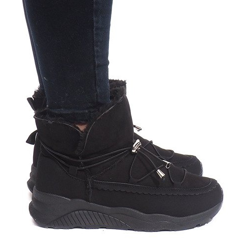 Bottes bien isolées K-107 Black blanc 2