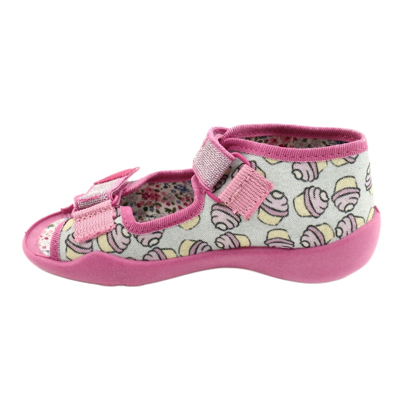 Chaussures pour enfants Befado 242P099 rose argent gris 2