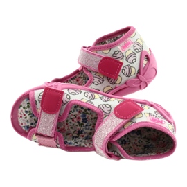 Chaussures pour enfants Befado 242P099 rose argent gris 5