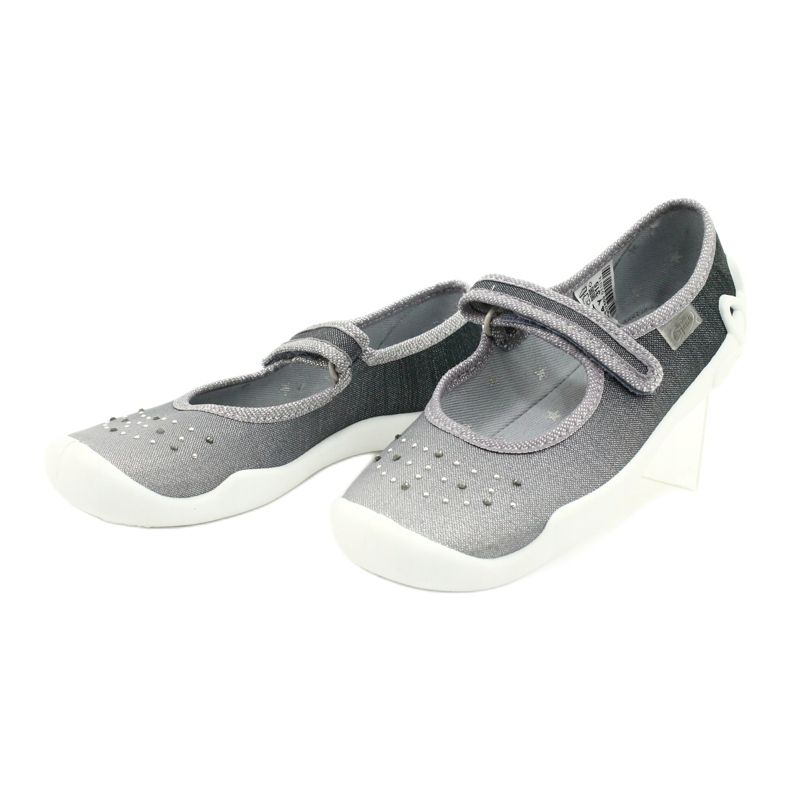 Chaussures pour enfants Befado 114Y315 argent gris 3