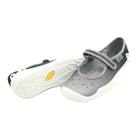 Chaussures pour enfants Befado 114Y315 argent gris 4