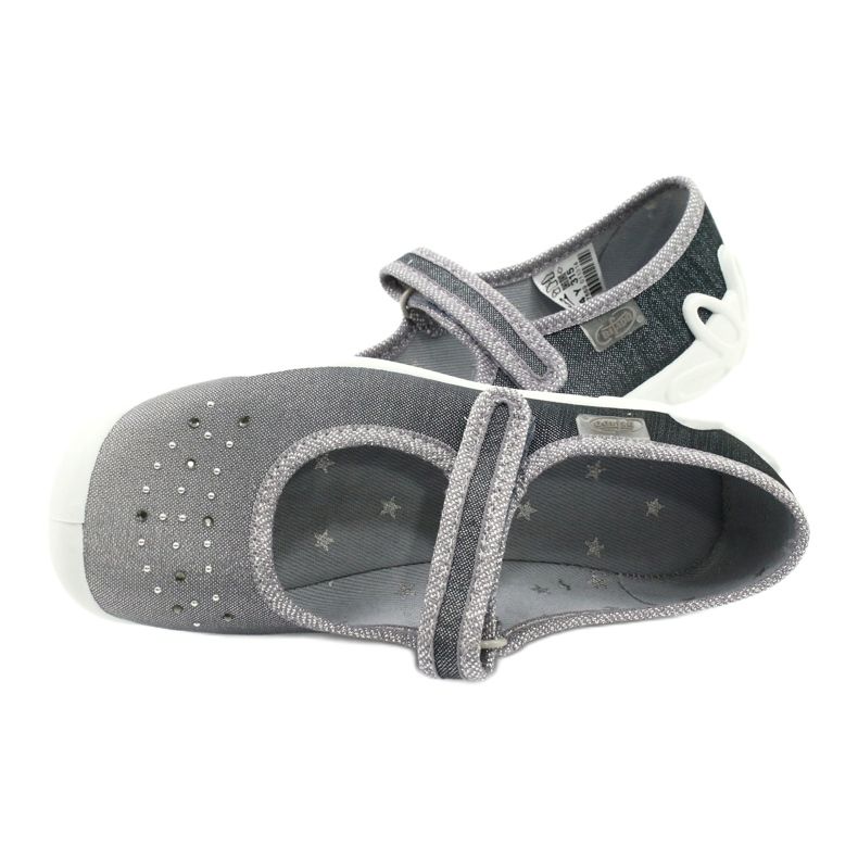 Chaussures pour enfants Befado 114Y315 argent gris 5