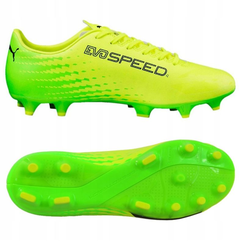 Chaussures de football Puma Evo Speed ​​17.4 Fg M 104017 01 vert 2