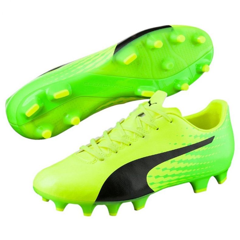 Chaussures de football Puma Evo Speed ​​17.4 Fg M 104017 01 vert 3