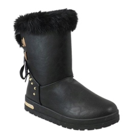 Bottes de neige femme AN-107 noires 1