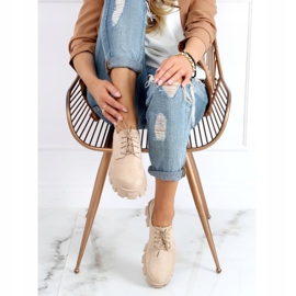 Mocassins Semelles Hautes NC1120 Beige 2