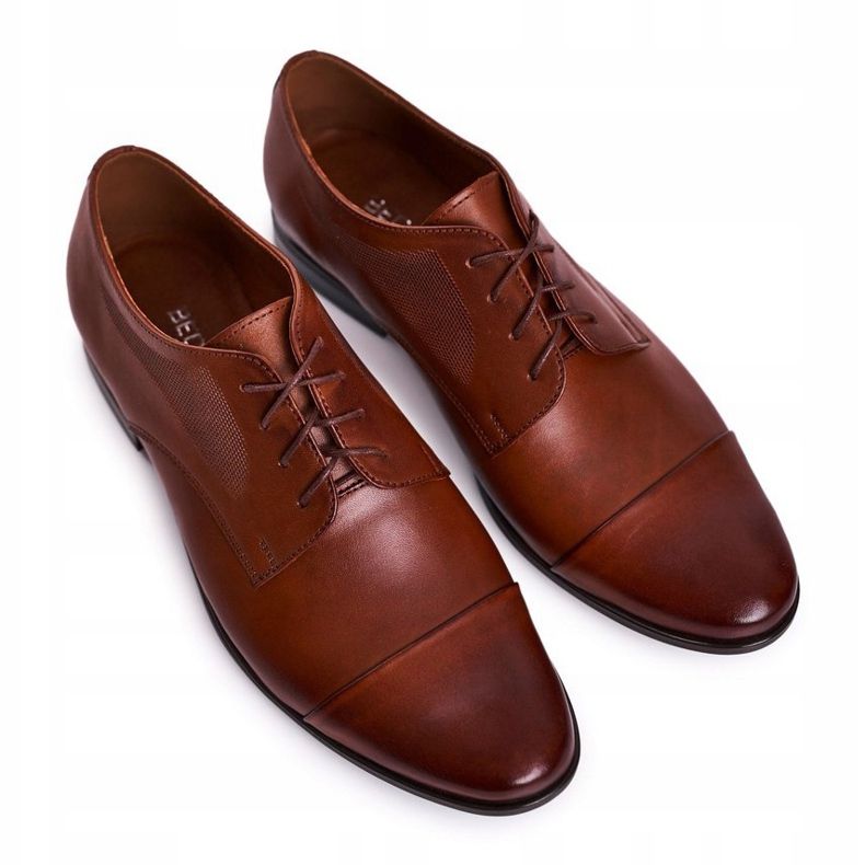 Bednarek Polish Shoes Pantoufles Bednarek en cuir marron pour hommes brun 2