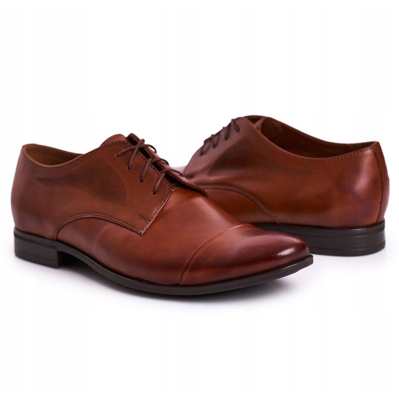 Bednarek Polish Shoes Pantoufles Bednarek en cuir marron pour hommes brun 3