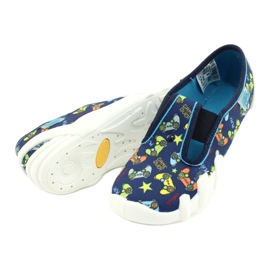 Chaussures enfant Befado 290X215 bleu marin bleu gris jaune 3