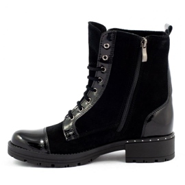 Dolce Pietro Bottes isolées noires pour femmes 2065 1