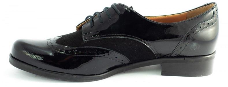 Lizard Chaussures brogues pour femmes 04542 noir 2