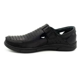 Polbut Chaussures d'été ajourées homme J73L noir 2