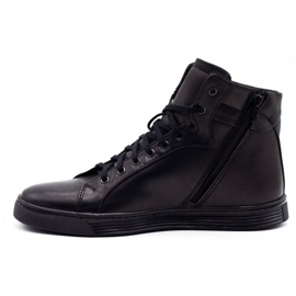 KENT Chaussures homme creepersy isolées 306 Noir 1